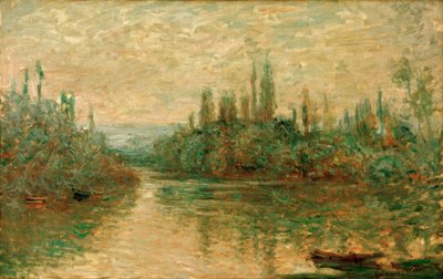 Ein Nebenarm der Seine bei Vétheuil von Claude Monet